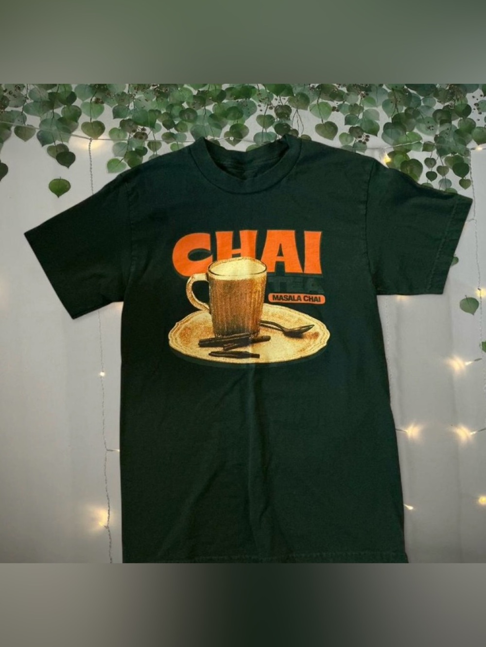 Masala Chai Graphic Tee - Dark Green
